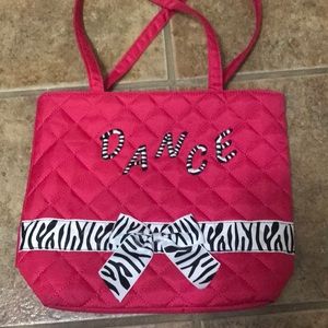 Pink dance bag